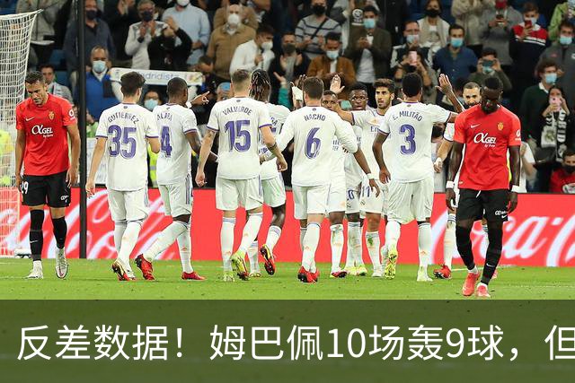 反差数据！姆巴佩10场轰9球，但12次错失绝佳机会，全欧居首